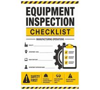 Equipment Inspection Checklist for Manufacturing Operations