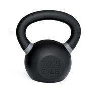 Equipped Gym Cast Iron Kettlebell. Kettlebell Weights With Ergonomic Handle for Home & Gym Workout. Gym Equipment For Women & Men Ideal For Strength Training, CrossFit & Calisthenics Training (32kg)