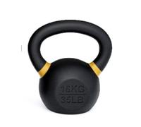 Equipped Gym Cast Iron Kettlebell. Kettlebell Weights With Ergonomic Handle for Home & Gym Workout. Gym Equipment For Women & Men Ideal For Strength Training, CrossFit & Calisthenics Training (16kg)