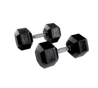 Equipped Gym - Weights Hex Dummbells Pairs. 20kg Cast Iron Gym Weights. Gym Equipment For Home And Commercial Use For Both Men And Women.Anti-Rolling Dumbbells for Weight Training