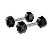 Equipped Gym - Weights Hex Dummbells Pairs. 6kg Cast Iron Gym Weights. Gym Equipment For Home And Commercial Use For Both Men And Women.Anti-Rolling Dumbbells for Weight Training