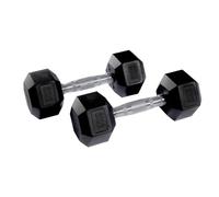 Equipped Gym - Weights Hex Dummbells Pairs. 8kg Cast Iron Gym Weights. Gym Equipment For Home And Commercial Use For Both Men And Women.Anti-Rolling Dumbbells for Weight Training