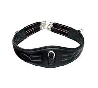 Equipride ALL PURPOSE GIRTH SUPERSOFT ANATOMICAL GIRTH MADE ON COW LEATHER (140 cm, Black)