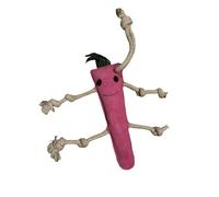 Equipride Horse Relax Toy Made on Leather for Stable Outdoor Carrot Fuchsia
