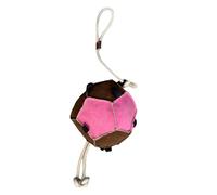 Equipride Horse Relax Toy Made on Leather for Stable Outdoor Play Ball (Pink/Brown, 35")