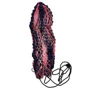 Equipride Large Twisted Haylage Haynet for Horse with Ring on the Base 7 Colours (Navy/Pink)