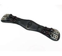 Equipride " Super Soft Dressage Girth 100% English Calf Leather BLACK (75 cm (30"))