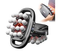 Equirelief Massager, 16 Head Massage Gun Deep Tissue, 16 Point Massager with 30 Intensity Levels, 3 Modes, Ultra-Quiet Design, for Women and Men (Grey)
