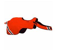Equisafety Hi Viz Winter Wrap Around Sheet - Small Pony (normal rug size 5'6 - 5'9) · Red Orange