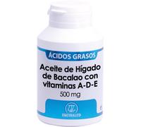 Equisalud Cod Liver Oil With Vitamins A-D-E 500 mg 180