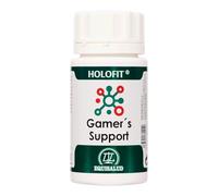 Equisalud Holofit Gamer's Support 50 Capsules | Focus & Energy for Gaming | Extended Action Caffeine + EnXtra® + American Ginseng | Focus & Mental Performance