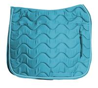 Equitack Numnah General Saddle Pads Cloth Matching Ears Fly Viel Set Turquoise Cob/Full, Petrol