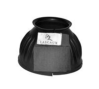 Equitack One Pair Rubber Bell Boot - Overreach Boots for Horses with Velcro Closure | Premium 6mm PVC Rubber Safeguard for Hoof Damage | Pony Boots for Horse (Black, X-Full)