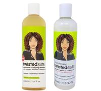 Equitack Twisted Sista Shampoo & Conditioner Sets | Deep Cleansing | Hydration and Moisture | Heat Protection | Detangling | Heat Protection | Enhances Curl Definition | 2 X 354ml