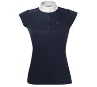 EQUITHÈME Brussels polo shirt with rhinestones navy blue XL