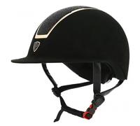 EQUITHÈME Glint Lame riding helmet black-rose gold M 55-57cm