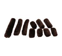 EQUITHÈME Teddy halter accessory set brown Thoroughbred