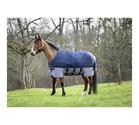 EQUITHÈME TYREX 600D Belly Belt horse blanket navy blue-grey 135