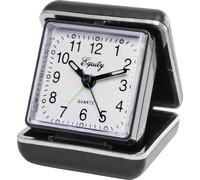 Equity by La Crosse 20080 Folding Travel Quartz Alarm Clock , Black