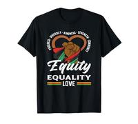 Equity Equality Love Black History Month T-Shirt
