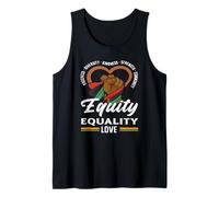 Equity Equality Love Black History Month Tank Top