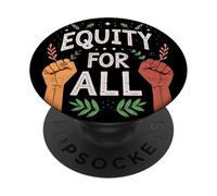 Equity For All Human Rights Protest Quote Art PopSockets Adhesive PopGrip