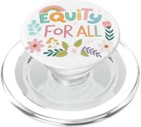 Equity For All Human Rights Protest Quote Art PopSockets PopGrip for MagSafe