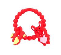 Equity in Higher Education Baby Silicone Bracelet Tooth Glue Shape Molar Stick Baby Comfort Music Toy Clicks (C, One Size)