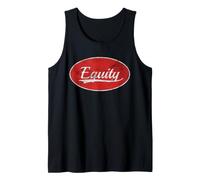 Equity Social Justice Varsity Lettering Graphic Tank Top