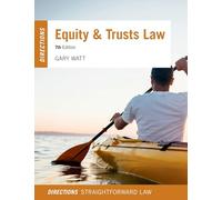 Equity & Trusts Law Directions – Oxford University Press