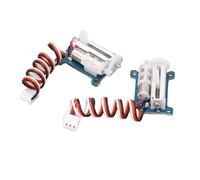 equlup 2pcs 1.5g RC Plane Digital Servo, 3.7V-6V 900-2100us Linear Digital Servo Lightweight Fast Response Linear Actuator for Drone Fixed Wing Aircraft