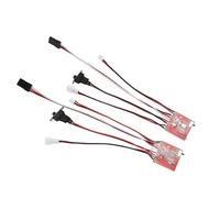 equlup 2Pcs RC 30A Brushed ESC, Dual Way Micro Brushed ESC Winch Control Bidirectional Speed Controller Accessories with Brake for Axial SCX24 1/24 RC Car Modification