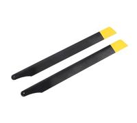equlup 2PCS RC Helicopter Propeller Part Main Blades Propellers Rotors Efficient Power Conversion Low Noise for Flywing BELL206