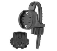 equlup Bikes Stopwatch Mount, Bikes Computer Bracket Holder Anti Slip Out Front Cycling Flashlight Stem Stand for Speedometer Stopwatch