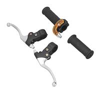 equlup Brake Levers Throttle Handle, 22mm Left Right Motorcycles Twist Throttle Grips Brake Clutch Levers Set for 47cc 49cc 2 Stroke Dirt Bike