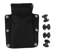 equlup Diving Backplate, Nylon Heavy Duty Technical Scuba Diving Diver Harness Back Plate Lightweight Storage Small Items Scubas Backplate Pad for Swimming, Snorkeling