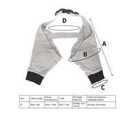 equlup Dog Elbow Protector, Adjustable Front Leg Sleeve Breathable Puppy Joint Warming Knee Pad with Fixed Buckles for Prevent Licking Wound (XL)