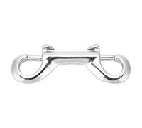 equlup Double Ended Diving Clip, 316 Stainless Steel Marine Grade Spring Scuba Diving Buckle Bolt Snap Hook for Scuba Diving Diver (115mm)