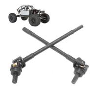 equlup Front Universal Driveshaft, 2pcs RC Hardened Steel Drive Shaft 10cm RC Front Transmission Shaft for 1.9 UTB 1/10 RCCar