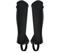 equlup Horse Riding Half Chaps, 1 Pair Super Fiber PU Leather Half Chap Horse Riding Adjustable Half Chap Unisex Leg Body Protector Equipment for Children (CL)