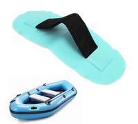 equlup Inflatable Boat Handle, 26x10cm PVC Kayak Armrest Universal Portable Glue on Grab Handrail Strap Patches Replacement for Inflatable Boat, Canoe, Kayaking, Surfboard (Green)