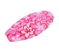 equlup Inflatable Surfboard, Raft PVC Pool Float Portable Inflatable Surfboard Lightweight Pink Flower Pattern for Summer Sea Party