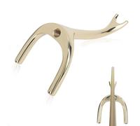 equlup Pool Billiard Cue Bridge Head, Billiards Stick Bridge Head Detachable Zinc Alloy Elephant Nose Shape Fork Billiard Rod Training BridgeHead Holder Accessories for Pool Table