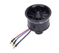 equlup RC Aircraft Fan Propeller, 64mm 11 Blade Fan Propeller Tube with Brushless Motor Anti Interference RC Electric Ducted Motor for Aircraft Accessories (KV3900 3S EDF 64 culvert)