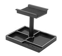 equlup RC Car Repair Work Stand, RC Car Repair Workstation Kit with Magnetic Screw Base Lightweight Repairing Station Display Platform for 1/18 1/24 FCX24 SCX24 Monster Truck Buggy (Black)