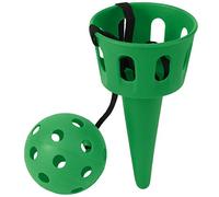 equlup Scoop Toss Set, 1 Set Colorful Children Coordination Training Sports Throwing and Catching Ball Game Kit for Outdoor Indoor Plaything Activities (Green)