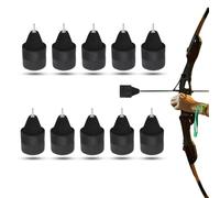 equlup Sponge Arrow Head, 10 Pcs Foam Archery Sponge Arrowhead Broadhead Safe Arrows Tip for Outdoor Archery Hunting Practice CS Game Shooting