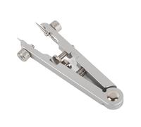 equlup Watch Spring Bar Plier, Watchband Pliers with Robust 8 Pins, 6825 Spring Bar Tweezer Tool for Watch Spring Bar Pins Removement (Silver)