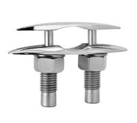 EQUSPUR Pull Up Boat Cleats 5", 316 Stainless Steel Retractable Flush Mount Cleat, Pop Up Hidden Deck Cleat for Marine Boat Dock Yacht (1 Pack)
