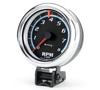 Equus 6078 3-3/8" Bezel Tachometer, Chrome